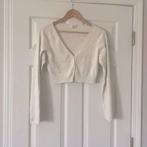 Wilfred by Aritzia Crop cardigan size M